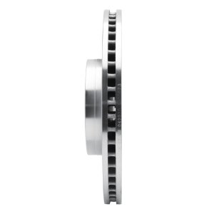 Cadillac CT5 Brake Rotor (1) - Front Left - R1 Concepts - Drilled & Slotted - Silver - `14-`25